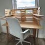 Wood Adjustable Desk Sit/Stand Flying Elephant (Irish brand) Image 4