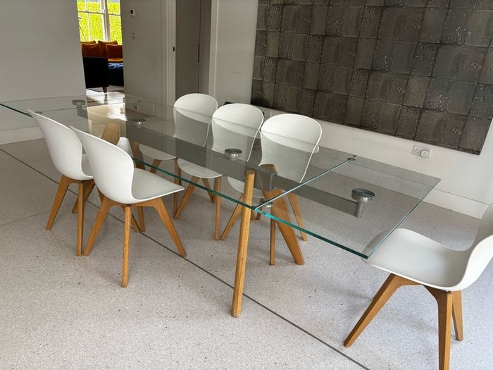 Boconcept Monza Glass Extendable Dining Table