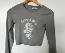 Stretchy long sleeve top