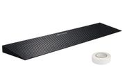 1.6" Rise Cuttable Threshold Ramp for Sweeping Robot, 35.4" Wide Natural Rubber Wheelchair Ramp