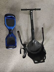 Hoverboard with cart