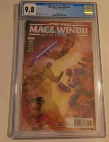 Star Wars Mace Windu #5 CGC 9.8 1st Ahsoka Tano Marvel Jedi of the Republic