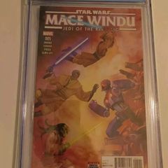 Star Wars Mace Windu #5 CGC 9.8 1st Ahsoka Tano Marvel Jedi of the Republic