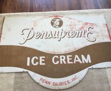 Vintage American Pensupreme Sign 60's