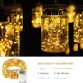 Fairy Lights, Jsdoin 2 PCS 50 LED Battery Operated String Lights Copper Wire Light for Indoor Outdoor Lighting, Bedroom, Wedding Decor, Party, Christmas, Tree Decoration(5M/16ft 50Pcs/Warm White) Image 2