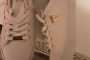 ladies white Guess runners