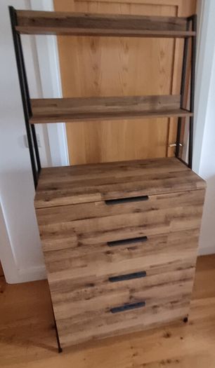 5 Pieces Industrial Style Furniture Set