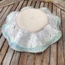 Ceramic Scalloped Table Centrepiece Bowl Image 2
