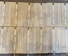 Big wooden railway track