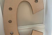 Wooden letter C