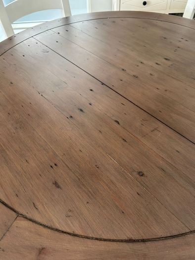Solid wood reclaimed table