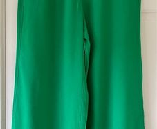 BNWT Ladies Green Linen Mix Palazzo Trousers by Next