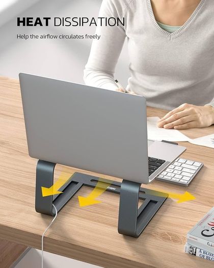 NEW SALE | Detachable Laptop Stand for Desk, Aluminum Portable Laptop Holder with Heat Dissipation