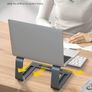NEW SALE | Detachable Laptop Stand for Desk, Aluminum Portable Laptop Holder with Heat Dissipation Image 4