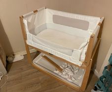 Snuzpod next to me baby crib