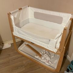 Snuzpod next to me baby crib