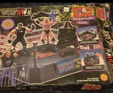 1998 Wcw/ Nwo Smash 'n' Slam Wrestling Ring Easy Assembly Toy Biz (parts)