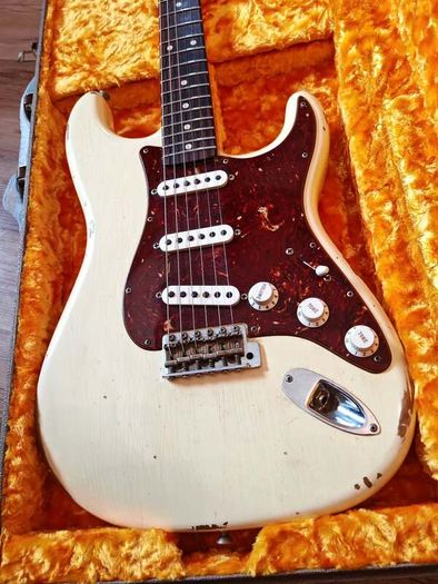 Fender Custom Shop 1960 Stratocaster Vintage White Relic (Delivery available)