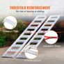 Aluminum Ramps, 1250lbs, Straight Ramp with Treads and Load Straps, Portable Loading Ramp for Motorcycles, ATVs, Trucks, Lawn Mower, Dirt Bike, Garden Tractor, 78"L x 12"W, 2Pcs Image 5