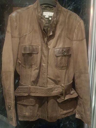 Leather jacket Zara L