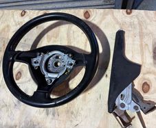 VW Golf mk4 steering wheel and leather hand break