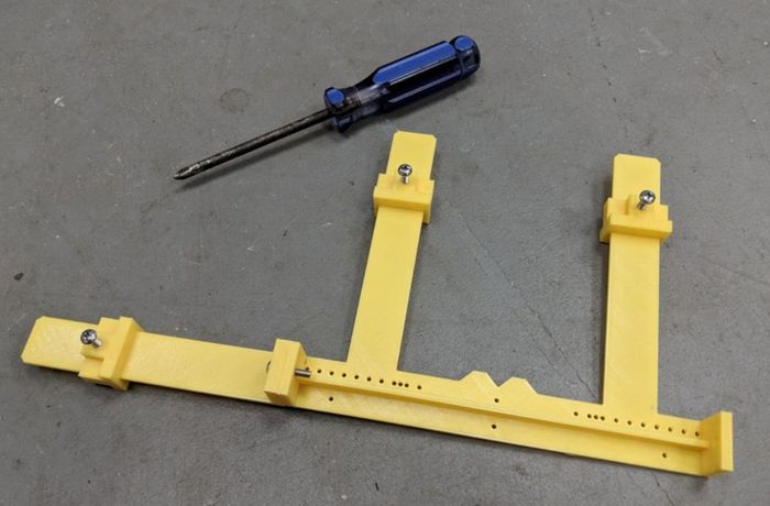 Cabinet handle installation jig