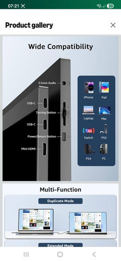 portable FHD monitor