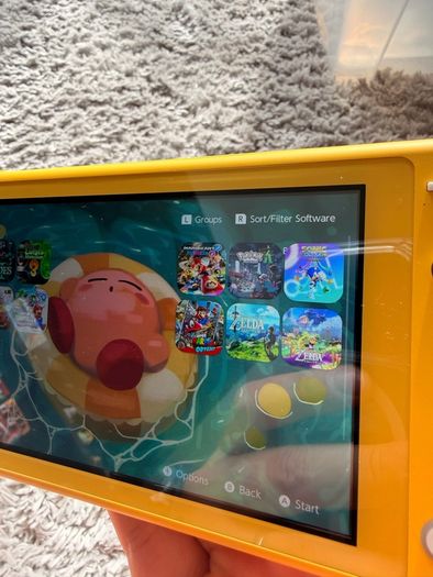 Nintendo Switch Lite Yellow | Modded | 128GB SD Card | Ready to Play