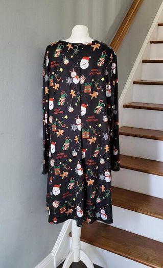 Shein black Christmas dress, Size 4XL / UK24