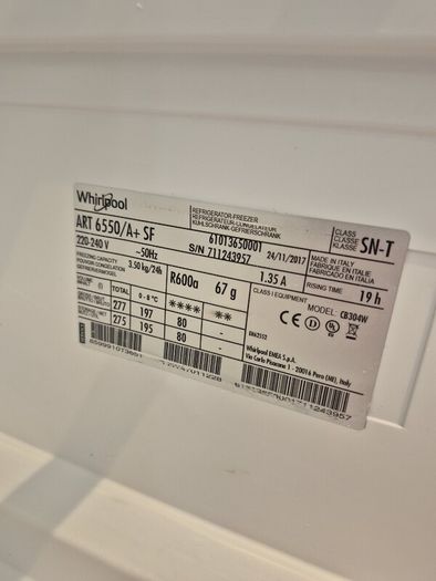 Integrated Fridge Freezer