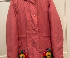 Pink girls' winter jacket