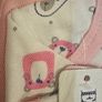 Brand New 10-Piece Baby Girl Starter Set - Elegant Kids by Lilsoft - Pink Bear Image 8