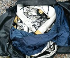 Sturdy Inflatable goals in a bag 2m x 3m