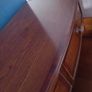 Bowfront mahogany chest of drawers. Image 9