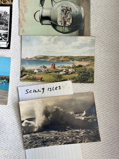 Channel Islands vintage postcards. Jersey, Guernsey & Sark. 1 euro each. Discount for multiple purchases