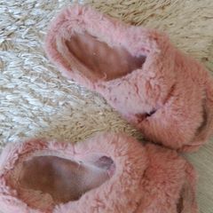 worn flip flops pink