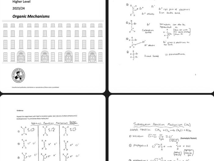 Leaving Cert Chemistry Institute Notes