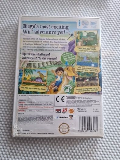 Go Diego Go Great Dinossaur Rescue Nintendo Wii Games Original