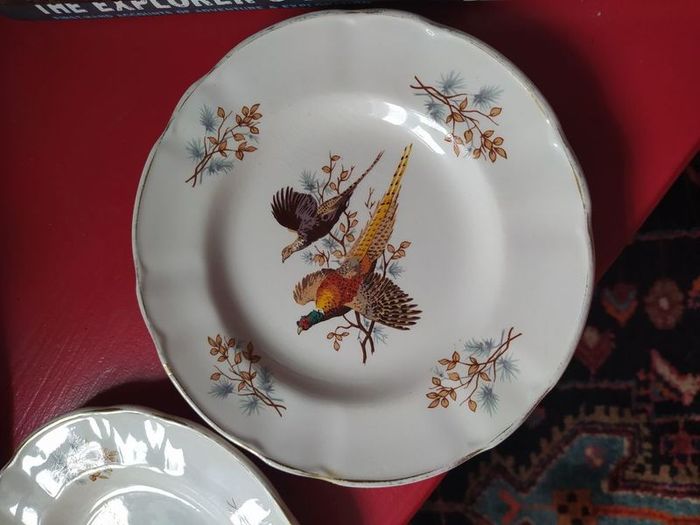 Arklow pheasant pattern side plates,