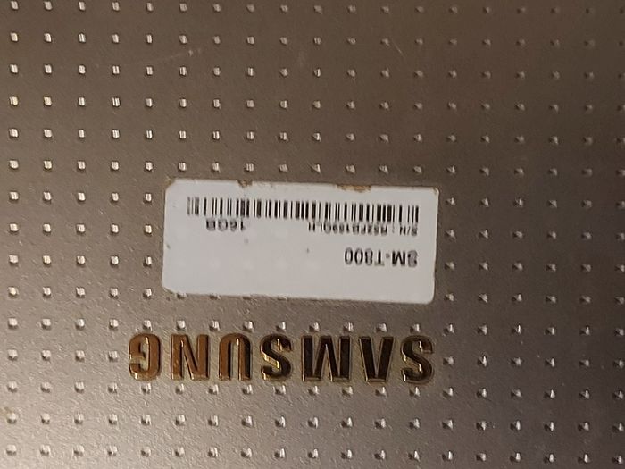 Samsung Galaxy Tab S, 10.5 inch, Model SM-T800, screen has a slight crack or 2 but touchscreen works fine