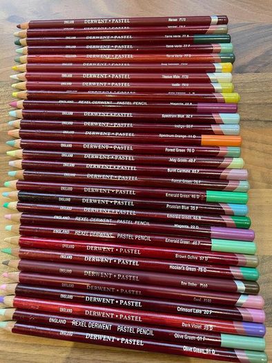 Derwent pencil colours