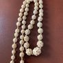 Antique  Graduated Floral Beads Necklace Image 2