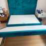 Respa King Size Half-Ottoman Storage Bed Base & Matching Headboar Image 3