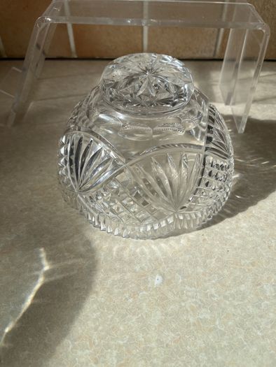 Tipperary Crystal Center Piece Fruit Footed Bowl