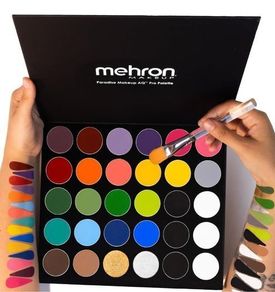 Mehron Makeup Paradise 30 Color Pro Paint Palette - Professional Face paint set