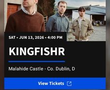 kingfisher tickets malahide