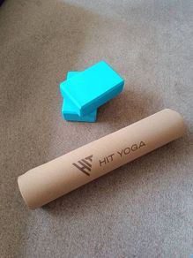 Yoga Mat (NWOT) + Free Blocks