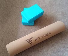 Yoga Mat (NWOT) + Free Blocks