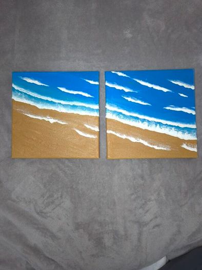 Textured Acrylic Painting