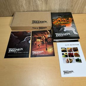 Insanity Total Body Workout Fitness DVD Set Original 10 Disc With 3 Extra